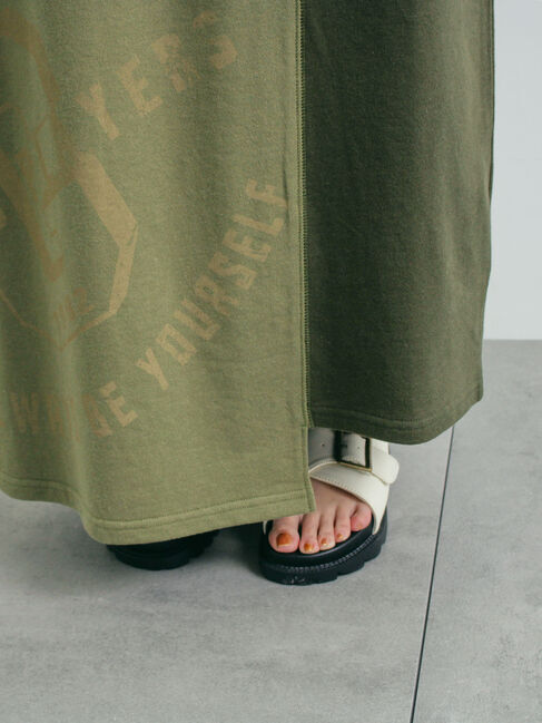 SM2「裏毛プリント配色アシメスカート」|スカート|