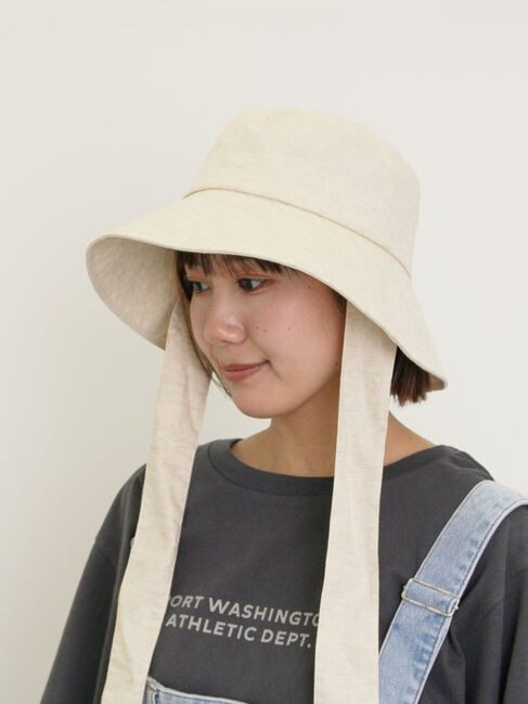 Samansa Mos2「【UVカット/消臭効果】ダウンブリムリボン付きハット」|その他|キナリ