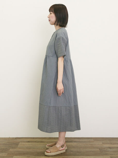 Samansa Mos2「【S/Mサイズ】オーバーレース切替ワンピース」|ワンピース|