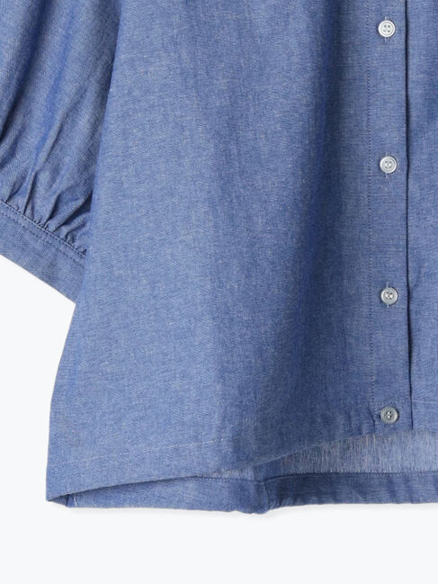 Samansa Mos2「ショート丈シャツ」|シャツ・ブラウス|