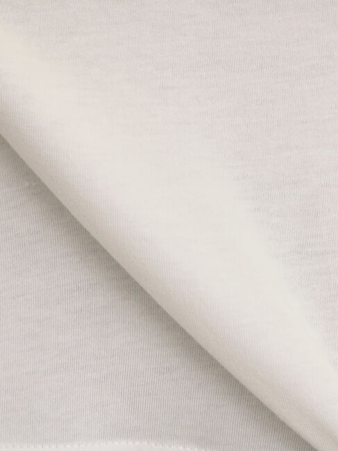 Samansa Mos2「【オーガニックコットン】ロゴプリントTシャツ」|Tシャツ・カットソー|