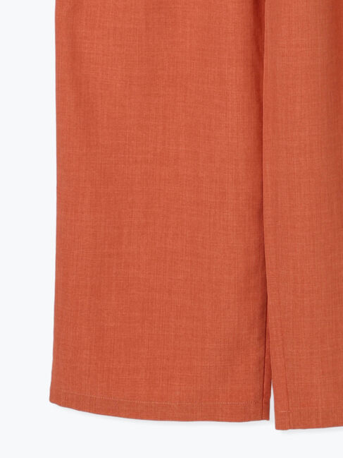 Samansa Mos2 blue「リネンタッチイージーパンツ」|その他|