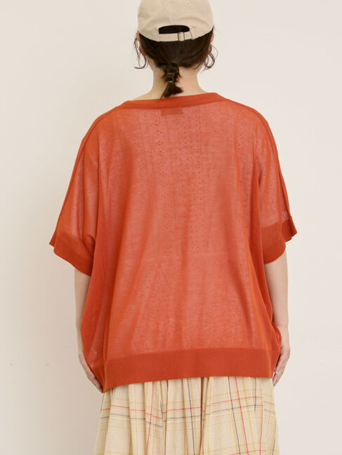 Samansa Mos2「【マシンウォッシャブル】ドルマンスリーブVネックカーディガン」|カーディガン|