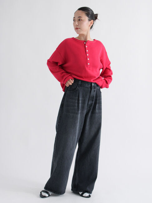 sm2rhythm「前後2wayヘンリーネックプルオーバー」|Tシャツ・カットソー|