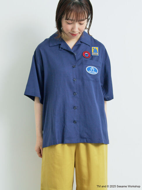 SM2「【SESAME STREET meets SM2】ワッペン付きボウリングシャツ」|シャツ・ブラウス|
