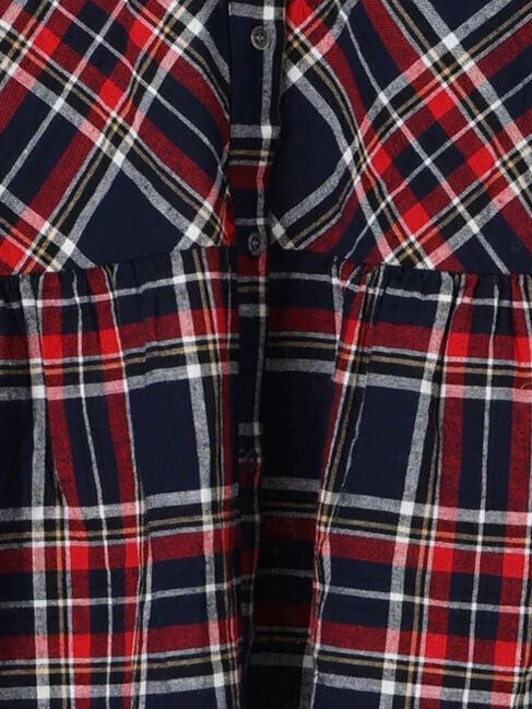 Samansa Mos2「◎チェック柄前後2WAYブラウス」|シャツ・ブラウス|