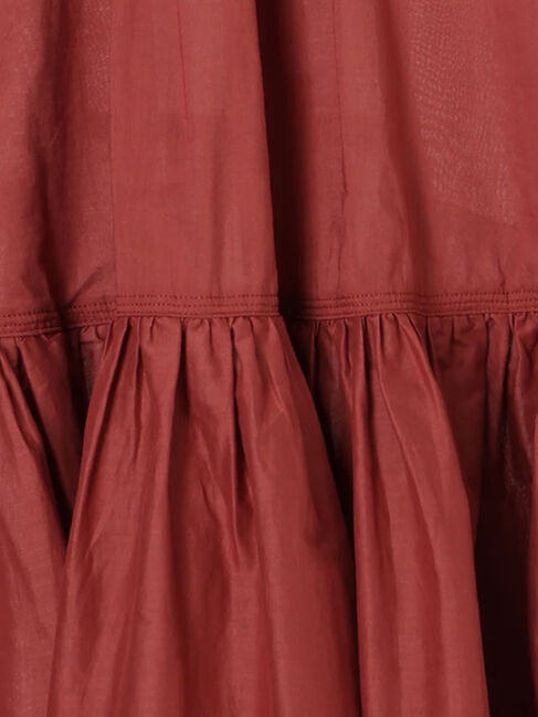 Samansa Mos2 blue「切り替えギャザーチュニックブラウス」|シャツ・ブラウス|