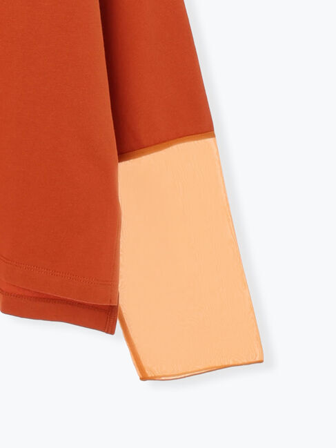 SM2「袖口シアー切替ロゴプリントカットソー」|Tシャツ・カットソー|