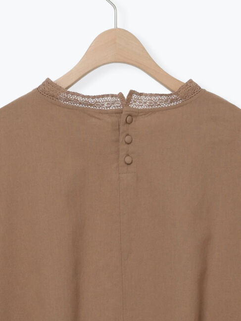 Samansa Mos2「【WEB限定】花柄刺繍ブラウス」|シャツ・ブラウス|