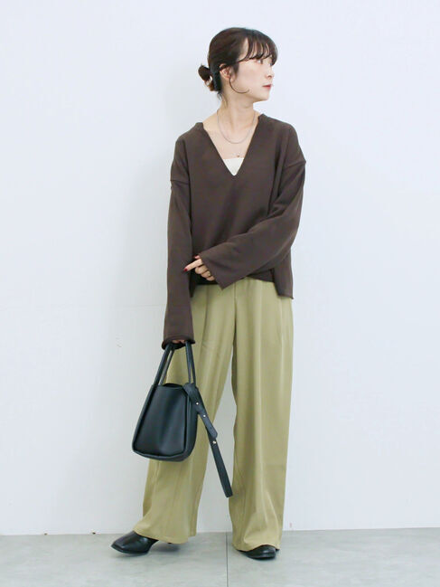 Samansa Mos2 blue「ポーチ付2WAYスクエアバッグ」|その他|