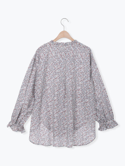 Samansa Mos2「【ゆべし&times;Samansa Mos2】フリルブラウス」|シャツ・ブラウス|