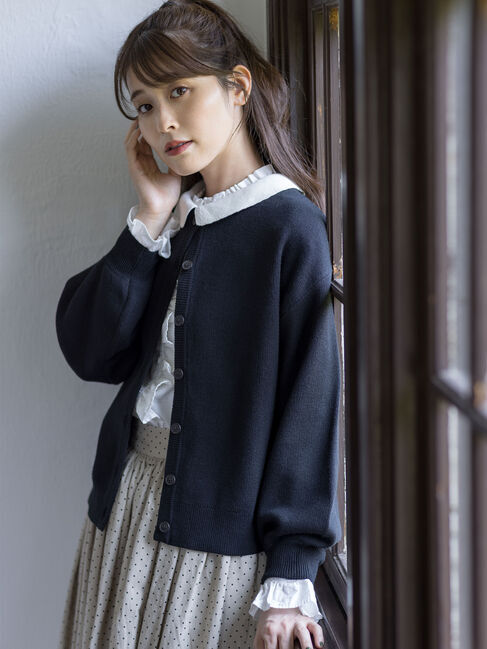 Samansa Mos2「【ゆべし&times;Samansa Mos2】マルチWAYニット」|カーディガン|