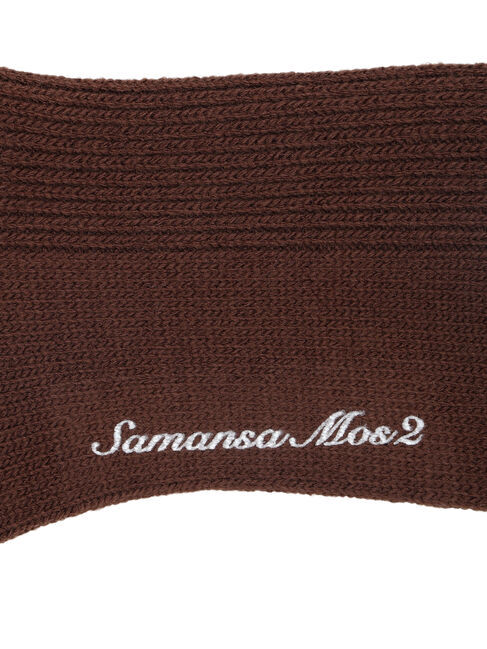 Samansa Mos2「リブハイソックス」|ソックス|