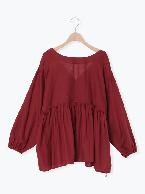 Samansa Mos2「前後2WAYドロストチュニック」|シャツ・ブラウス|