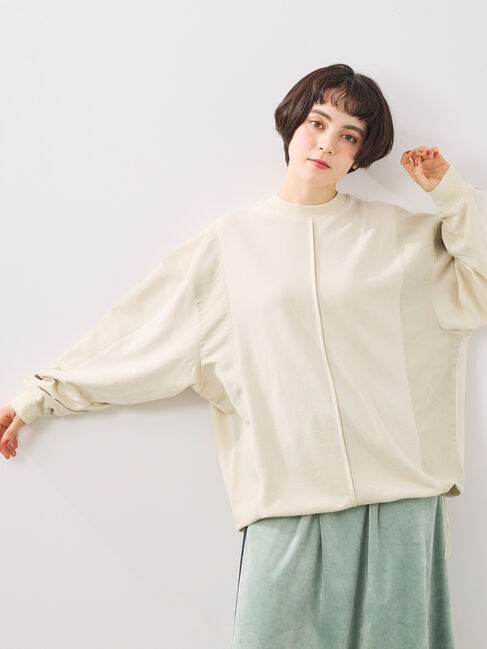 SM2「異素材切替スウェット」|Tシャツ・カットソー|