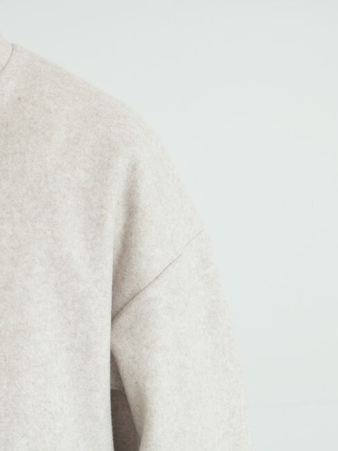 Samansa Mos2「ウールライクスタンドネックコート」|その他|