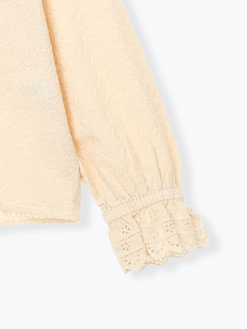 Samansa Mos2「オーバーレースブラウス」|シャツ・ブラウス|