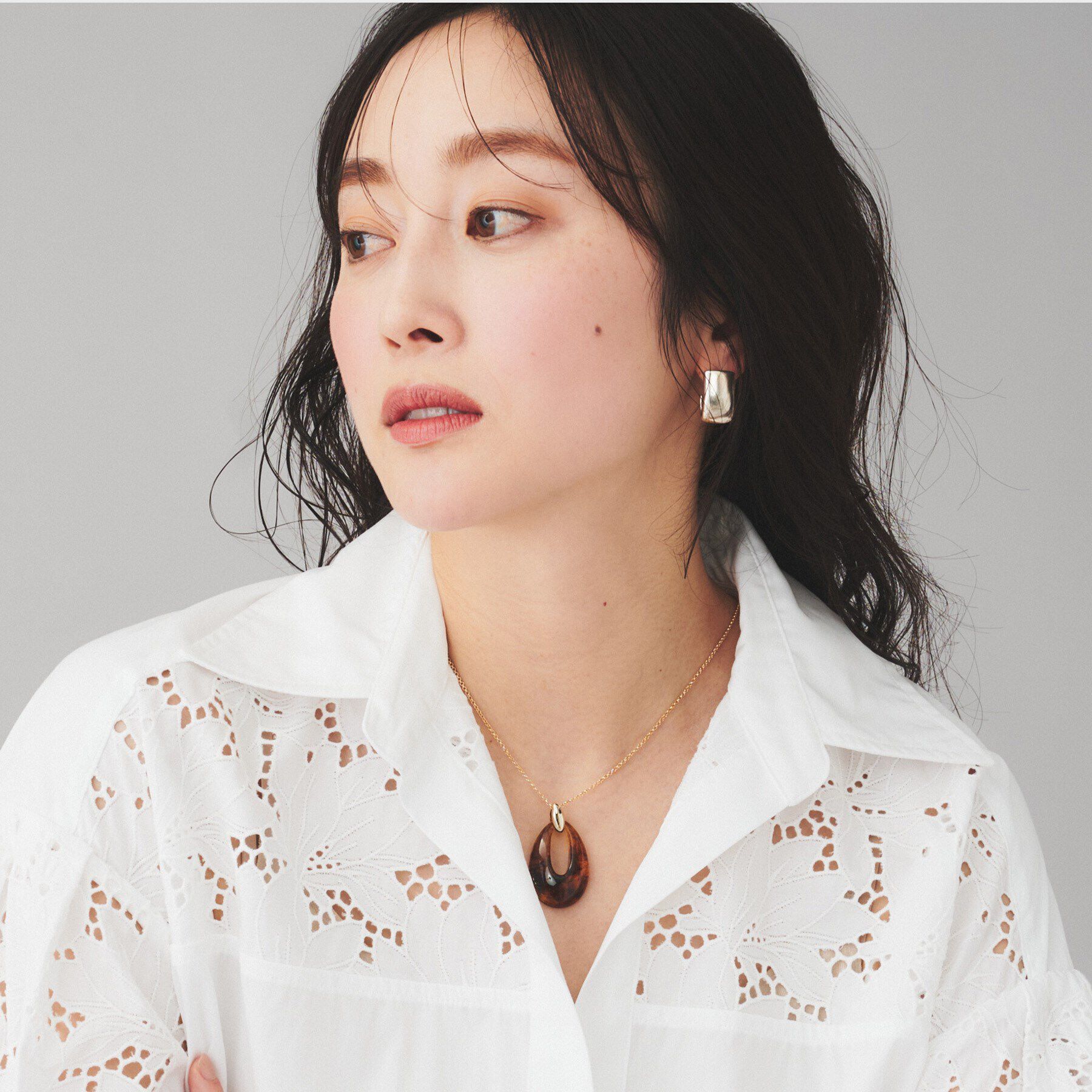 UNTITLED「マーブルドロップネックレス」|ネックレス|