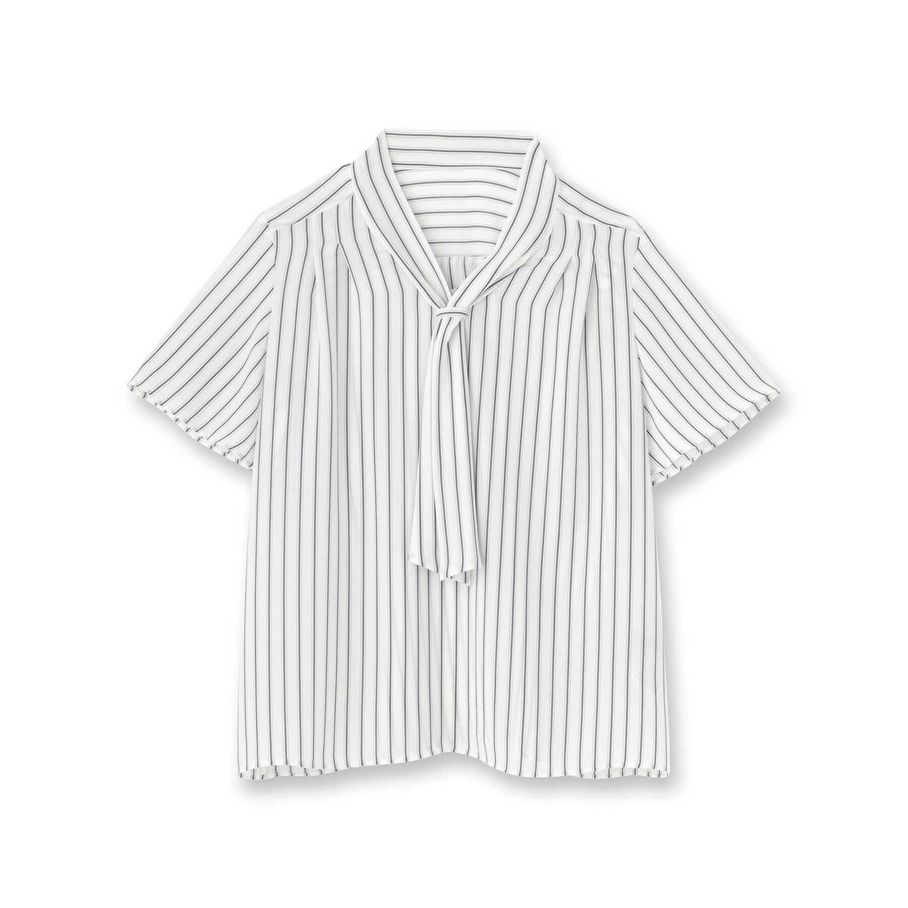 UNTITLED「【通勤/オフィス/二の腕カバー】ボウタイブラウス」|シャツ・ブラウス|