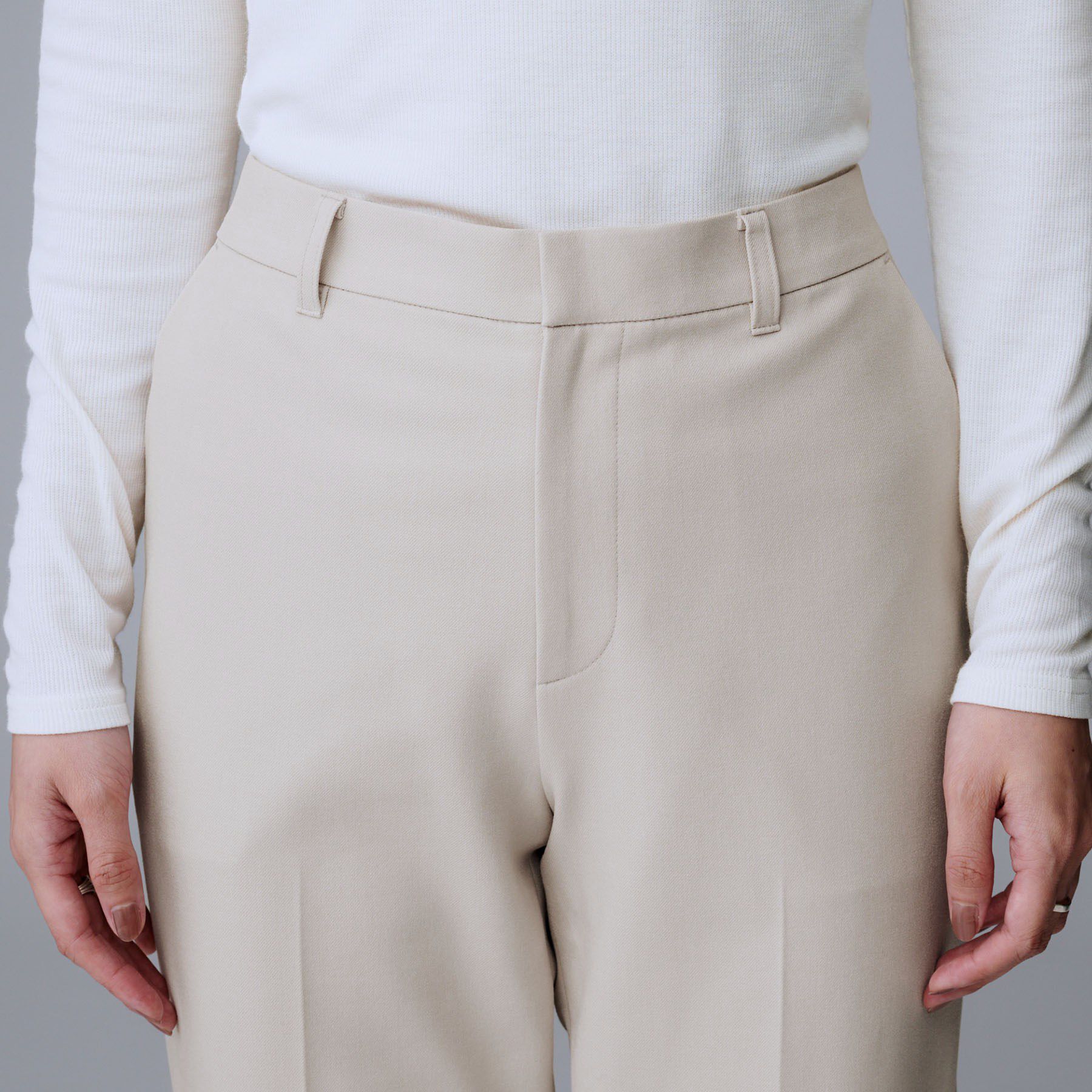 UNTITLED「【あったか素材/ストレッチ性】裏起毛テーパードパンツ」|その他|