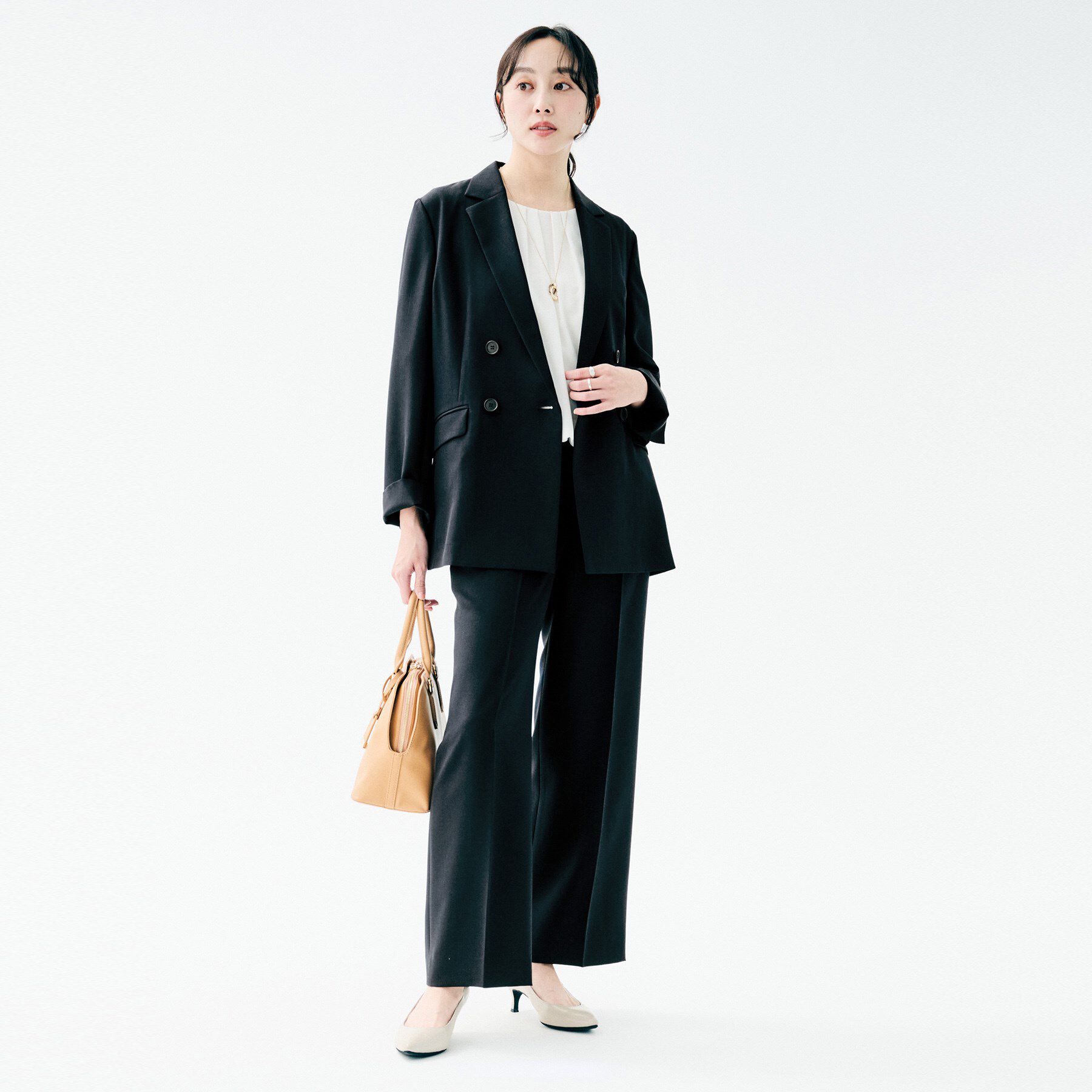 UNTITLED「【イージーケア/接触冷感/UVカット】エアリー ワイドパンツ」|その他|