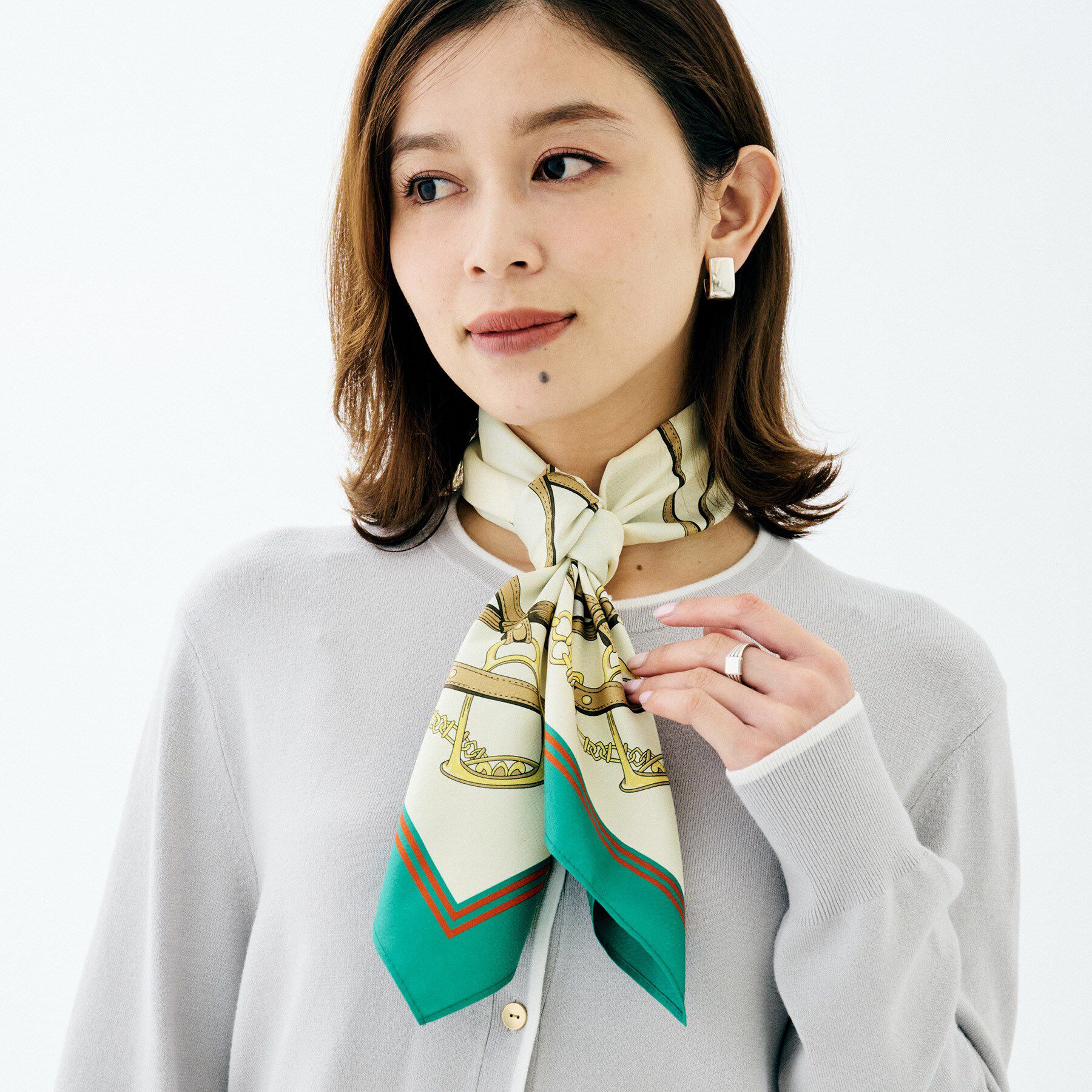 UNTITLED「リバーベルトプリントスカーフ」|バンダナ・スカーフ|