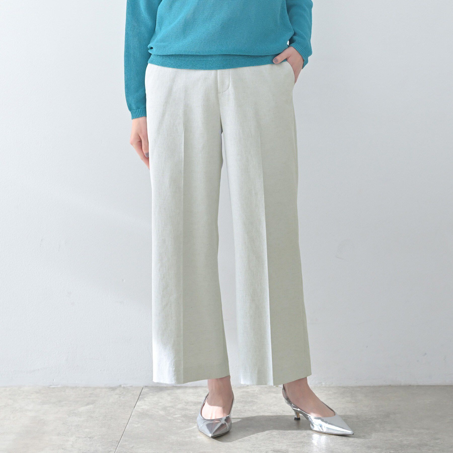 UNTITLED「オックスワイドパンツ」|その他|ライトグレー(011