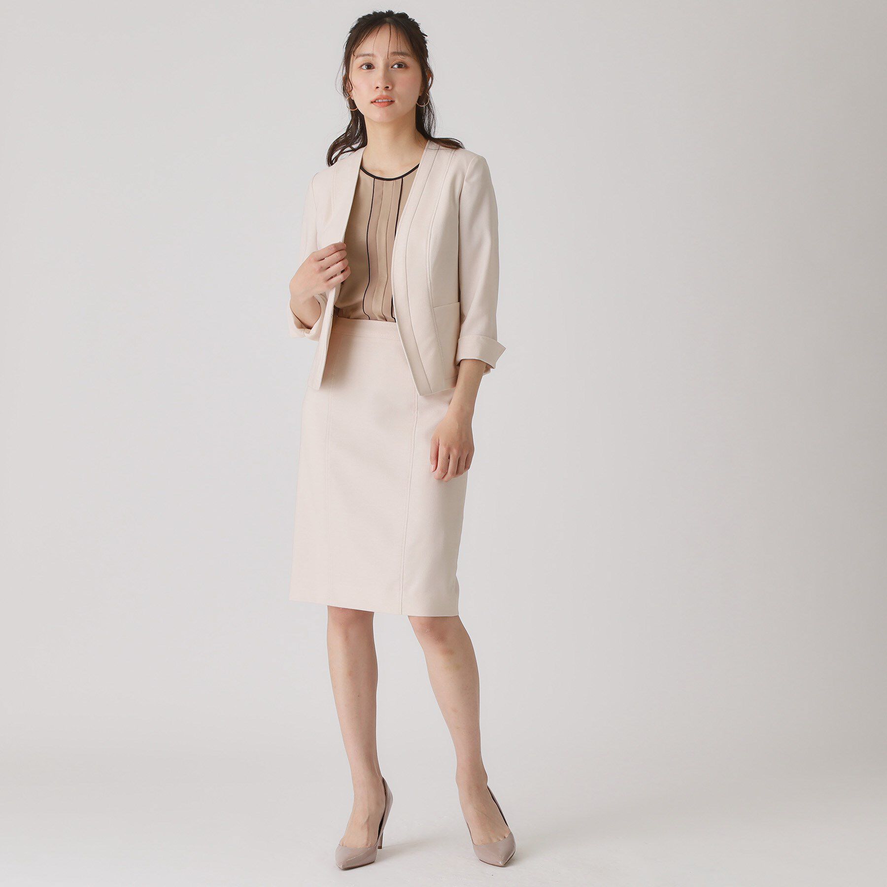 COUP DE CHANCE「【手洗い可／日本製】ノーカラージャケット」|ノーカラージャケット|