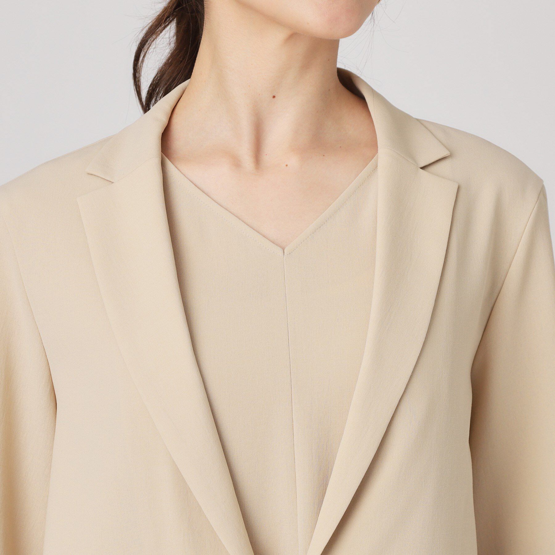 COUP DE CHANCE「【手洗い可／日本製】五分袖ジャケット」|テーラードジャケット|