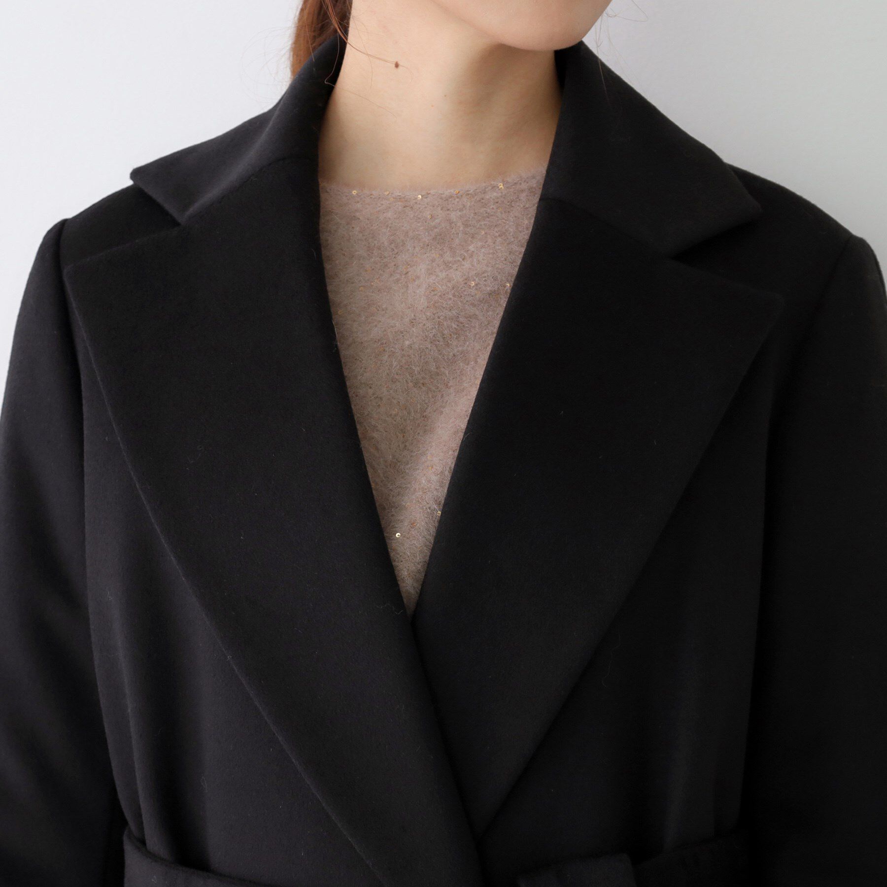 COUP DE CHANCE「【カシミヤ100％／日本製】ロングガウンコート」|チェスターコート|