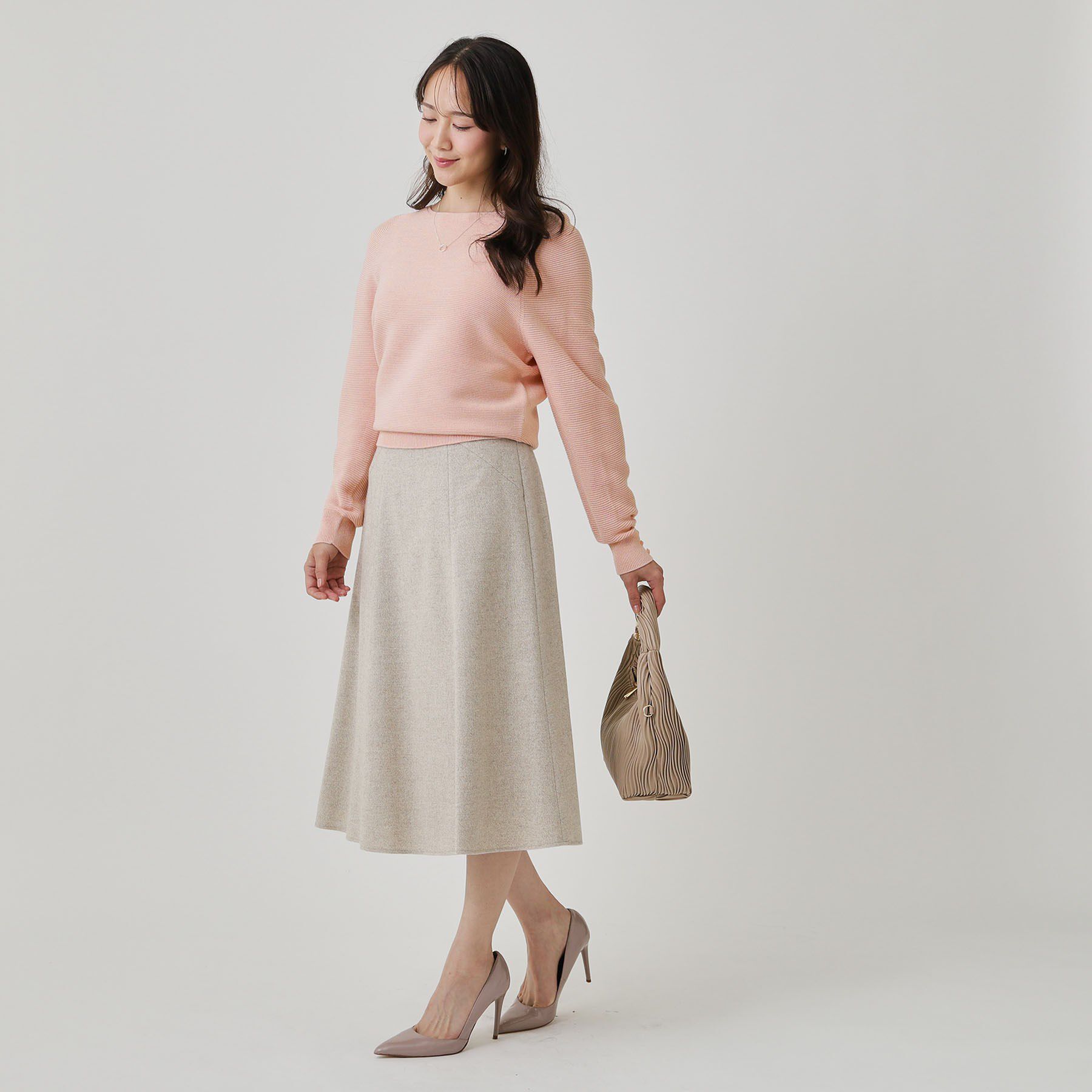 COUP DE CHANCE「【手洗い可／日本製／ホールガーメント】ラメ混ドルマンニットトップス」|ニット・セーター|