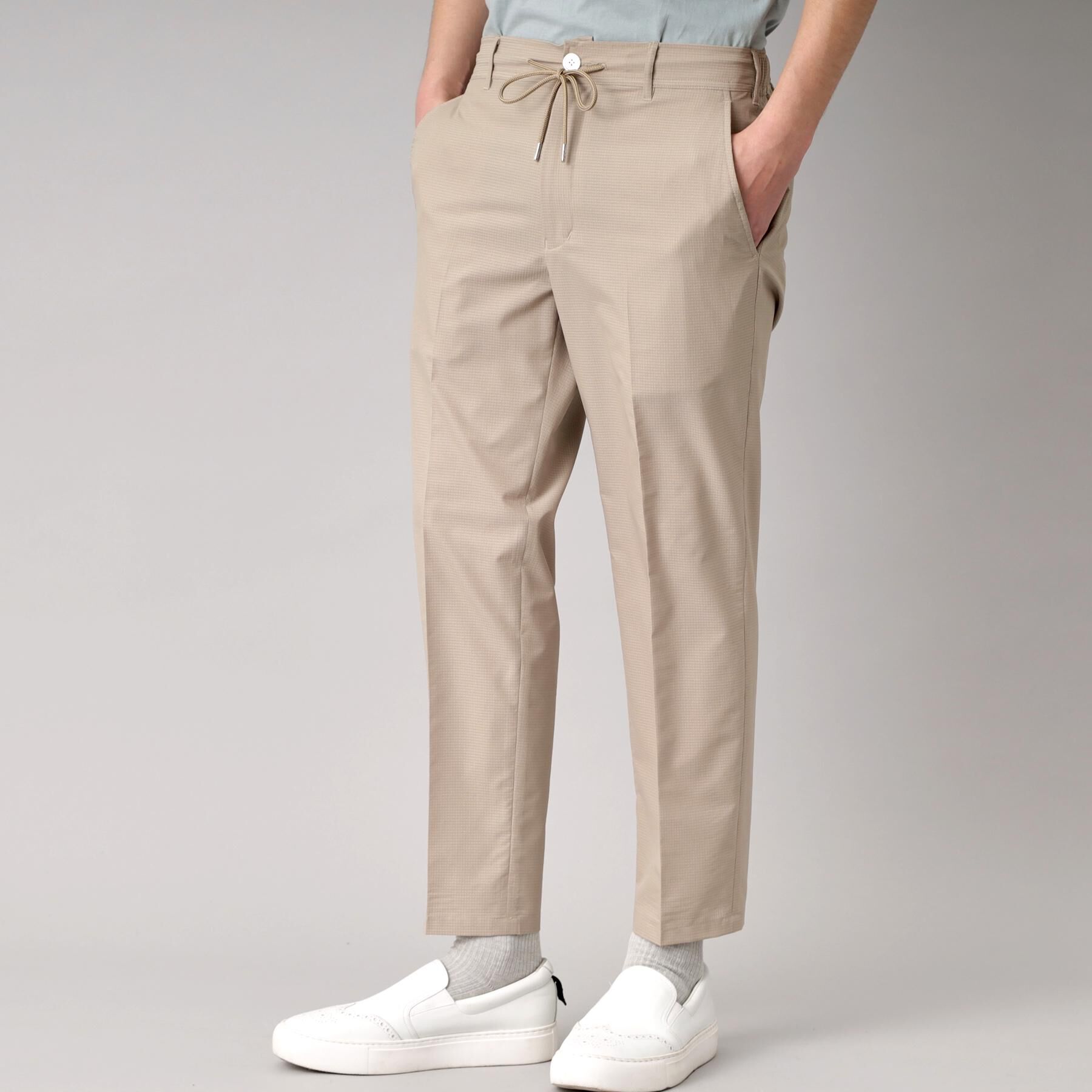 DRESSTERIOR「【セットアップ可/撥水性/UVカット/Safari5月号掲載】COOL DOTS イージーパンツ」|その他|ベージュ(052)