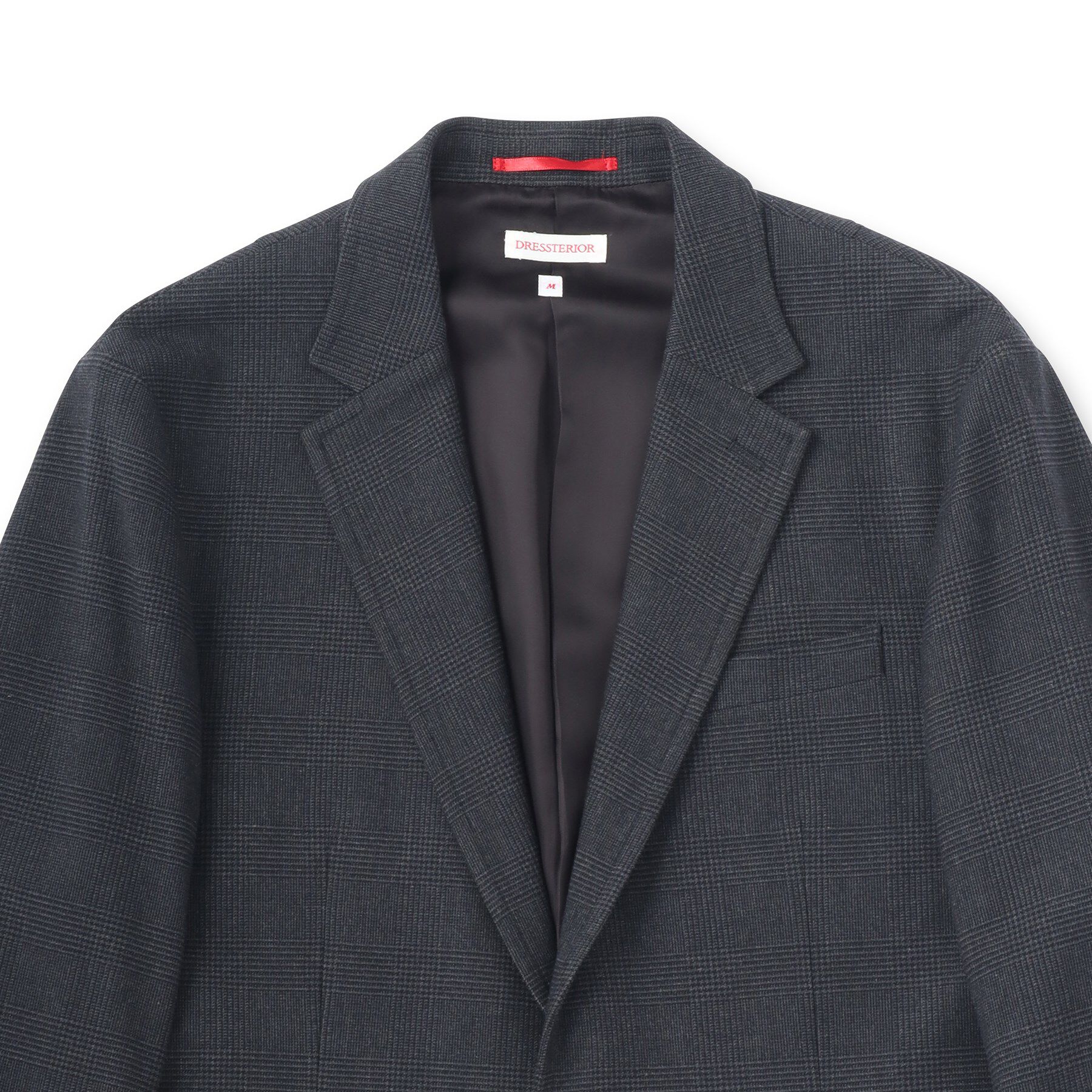 DRESSTERIOR「【セットアップ可/Momomax11月号掲載】ストレッチソフトタッチ チェックジャケット」|テーラードジャケット|