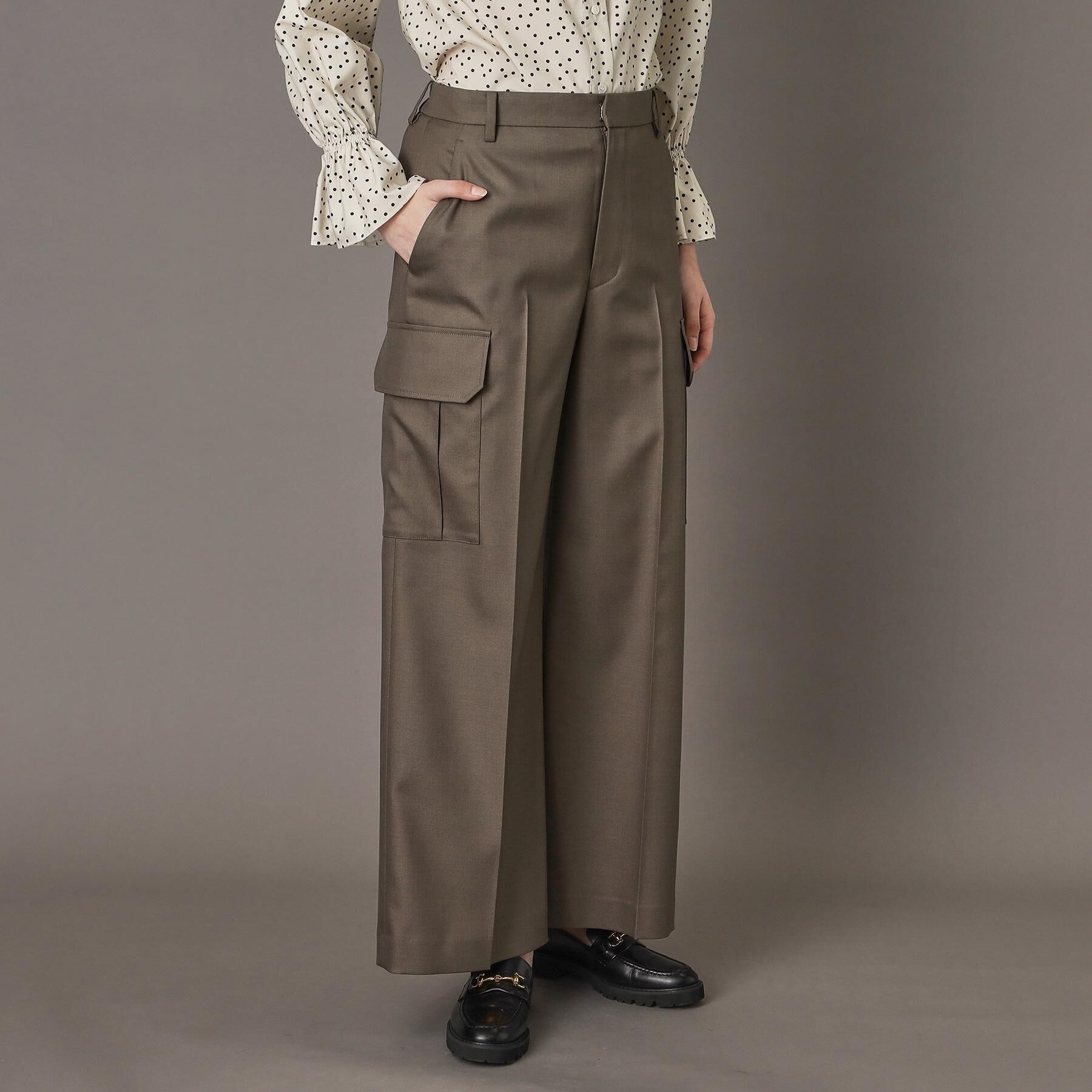 DRESSTERIOR「ラスターツイルワイドカーゴパンツ」|その他|