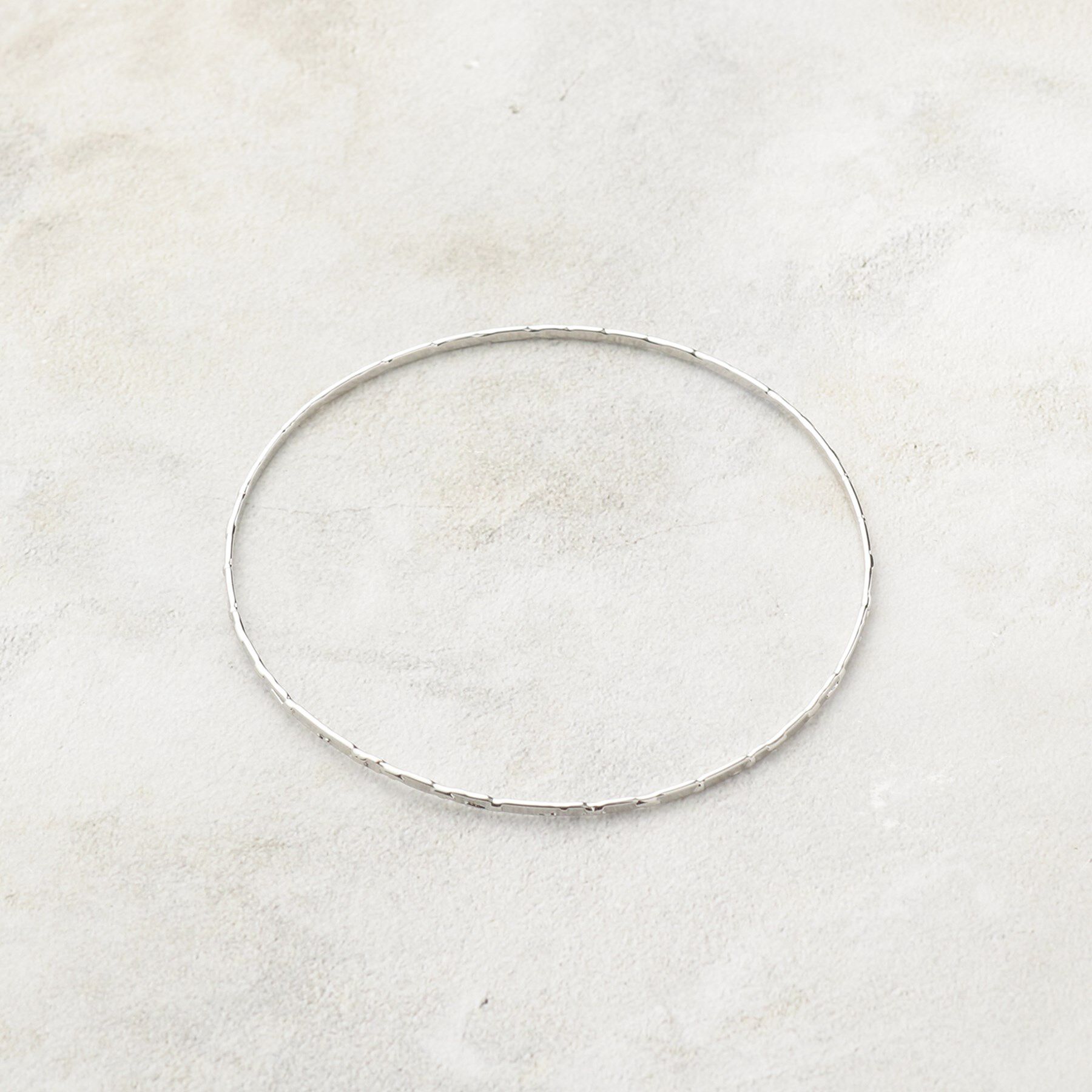 grove「ラウンドメタルバングル」|ブレスレット・バングル|シルバー(006)