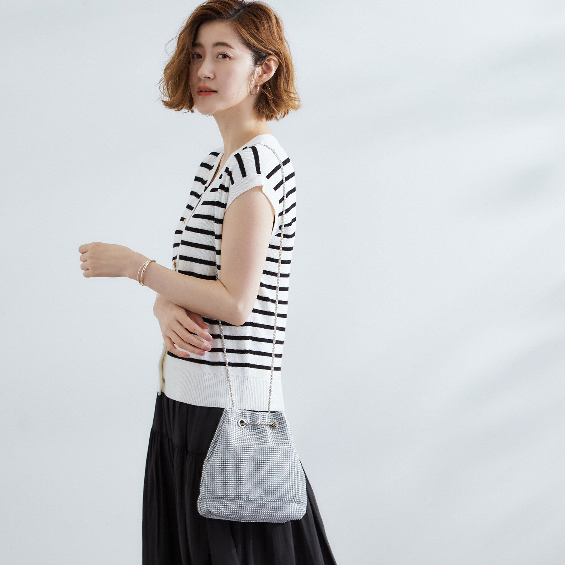 grove「アソートチェーン巾着ショルダー」|ショルダー・メッセンジャー|