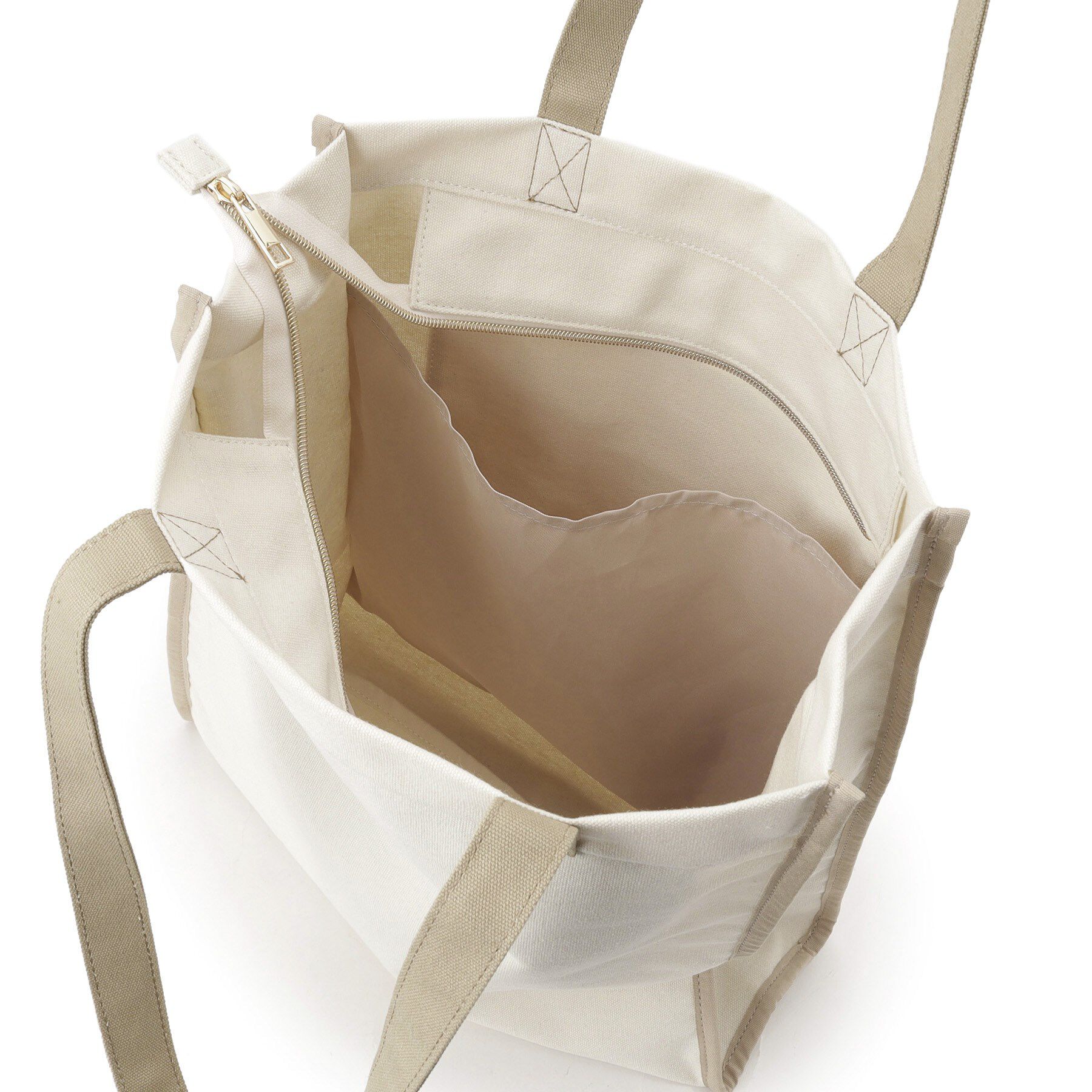 grove「【A4・多機能】パイピングロゴキャンバストート」|トートバッグ|