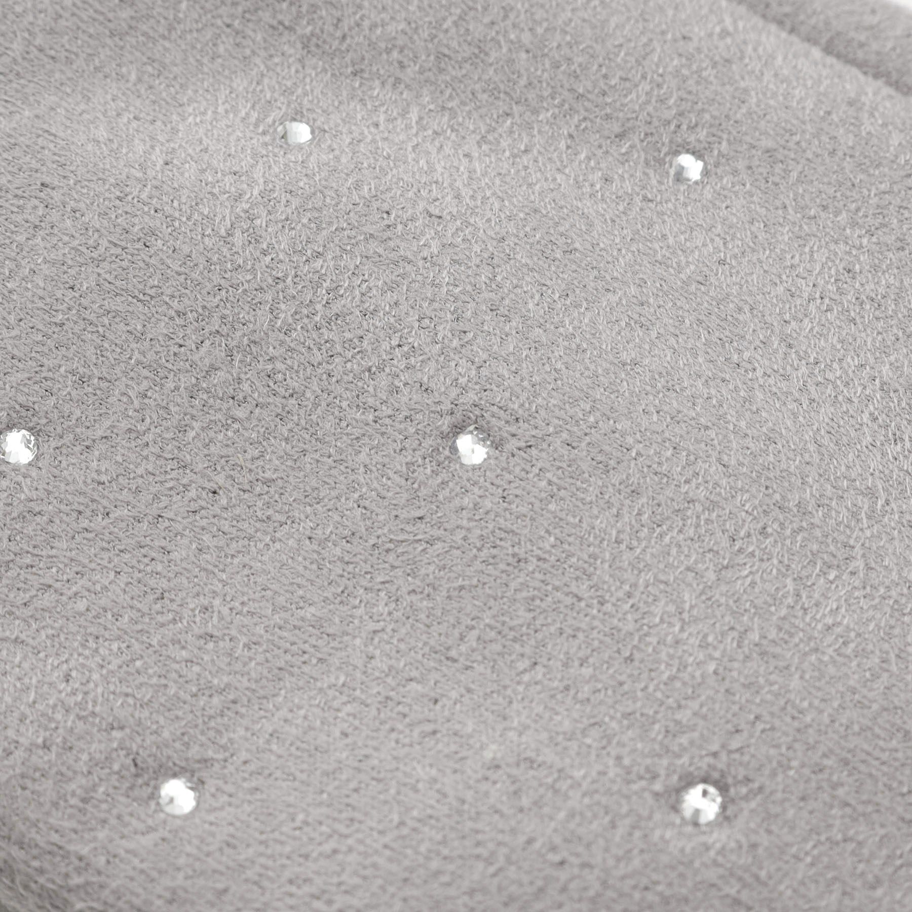 grove「スエード調パイピングラインストーングローブ」|手袋|