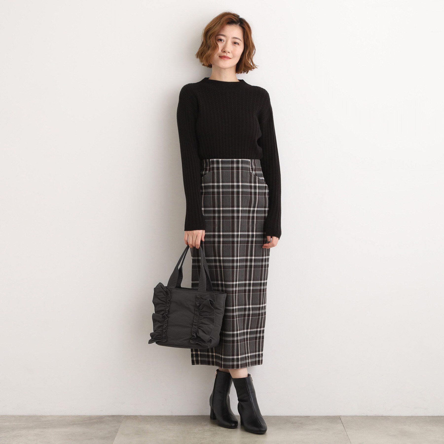 grove「【撥水】縦フリル2WAYトート」|トートバッグ|