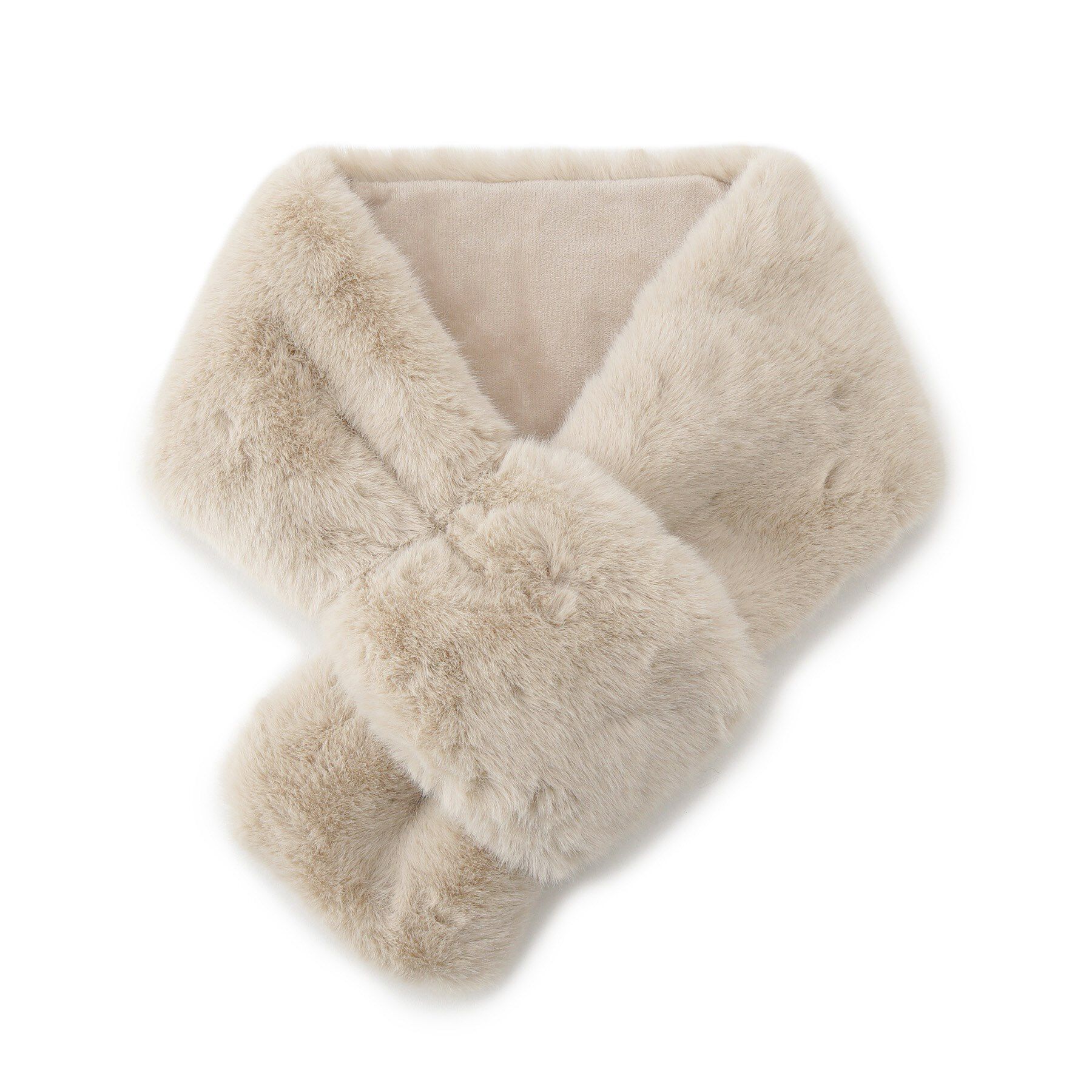 grove「フェイクファー差し込みティペット」|ストール|