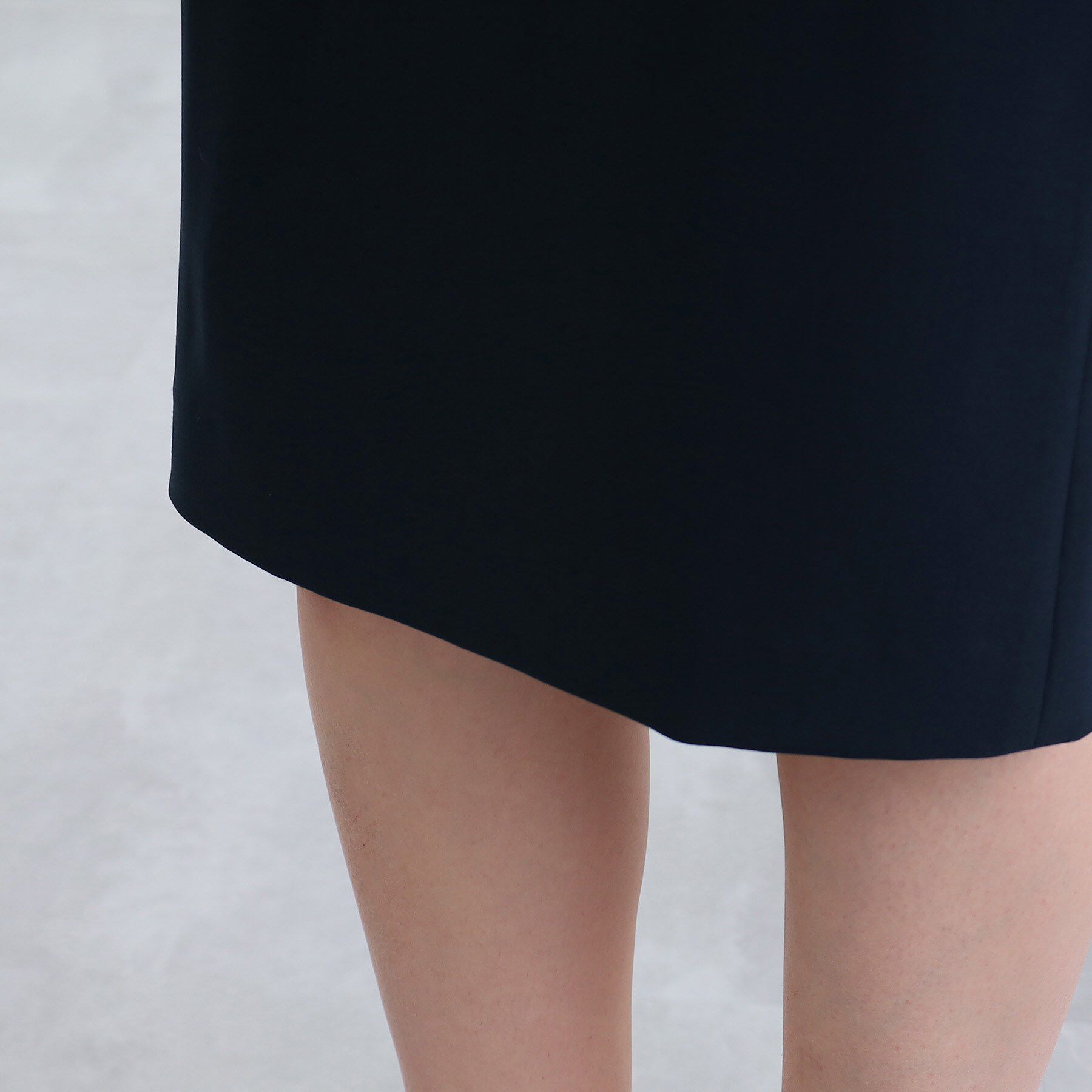 INDIVI「【定番スーツ／UVケア／イージーケア／洗える】ウール調ストレートスカート」|スーツ|