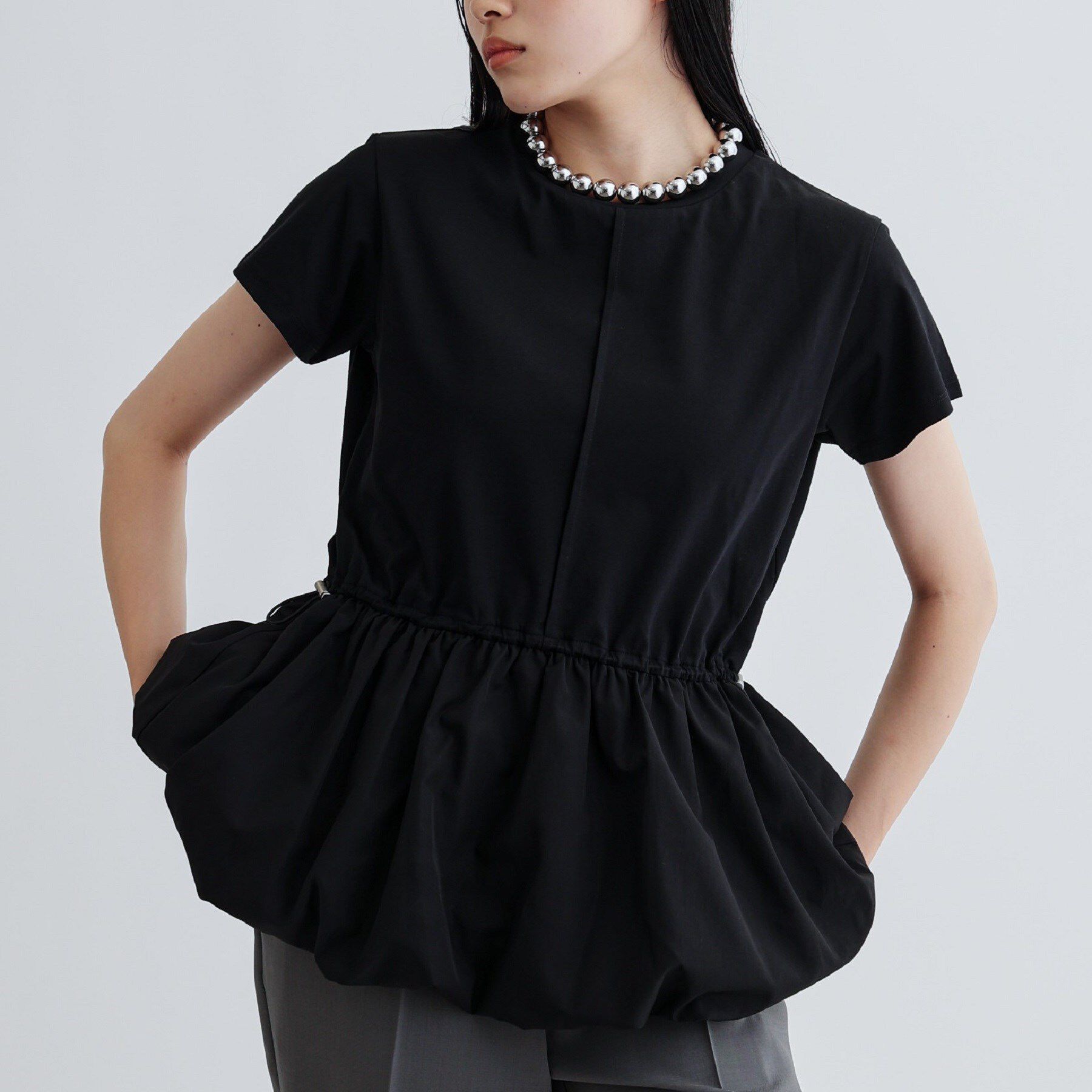 GALLEST「スピンドルペプラムカットソー」|Tシャツ・カットソー|