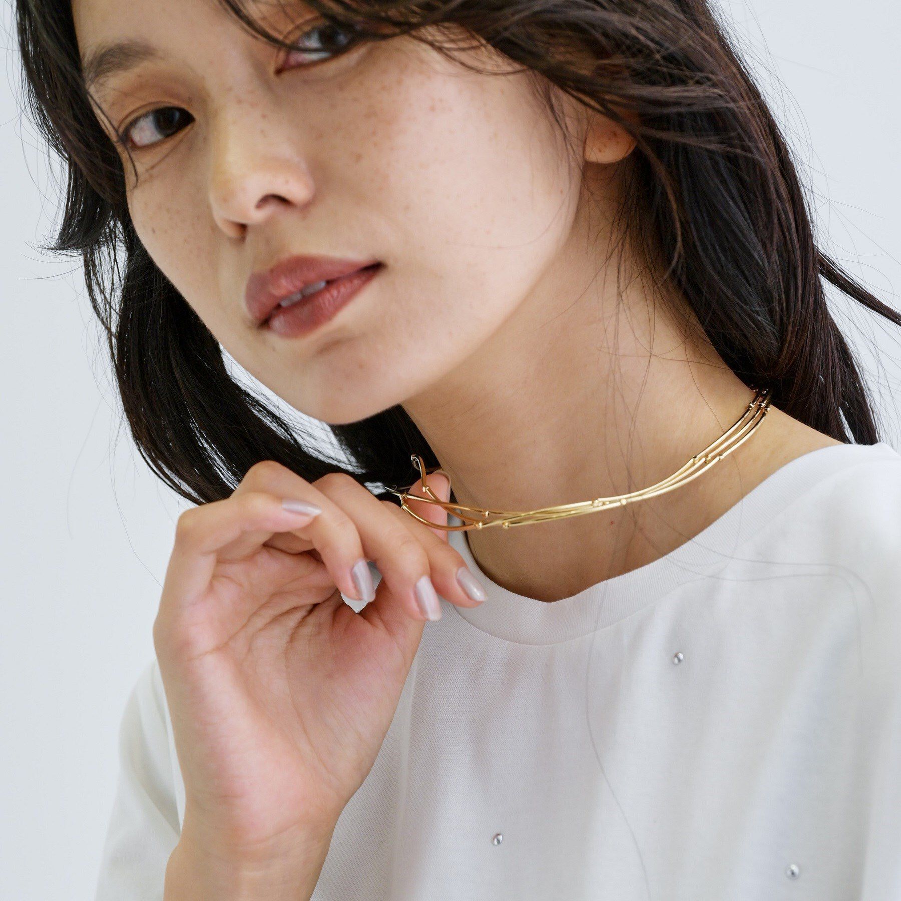 GALLEST「三連ショートネックレス」|ネックレス|