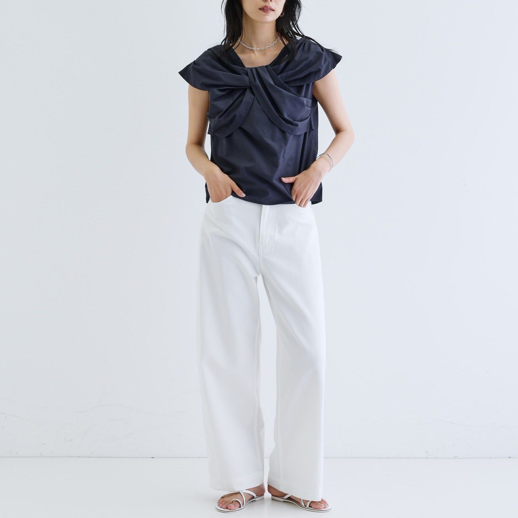 GALLEST「ドレープフォルムブラウス」|シャツ・ブラウス|