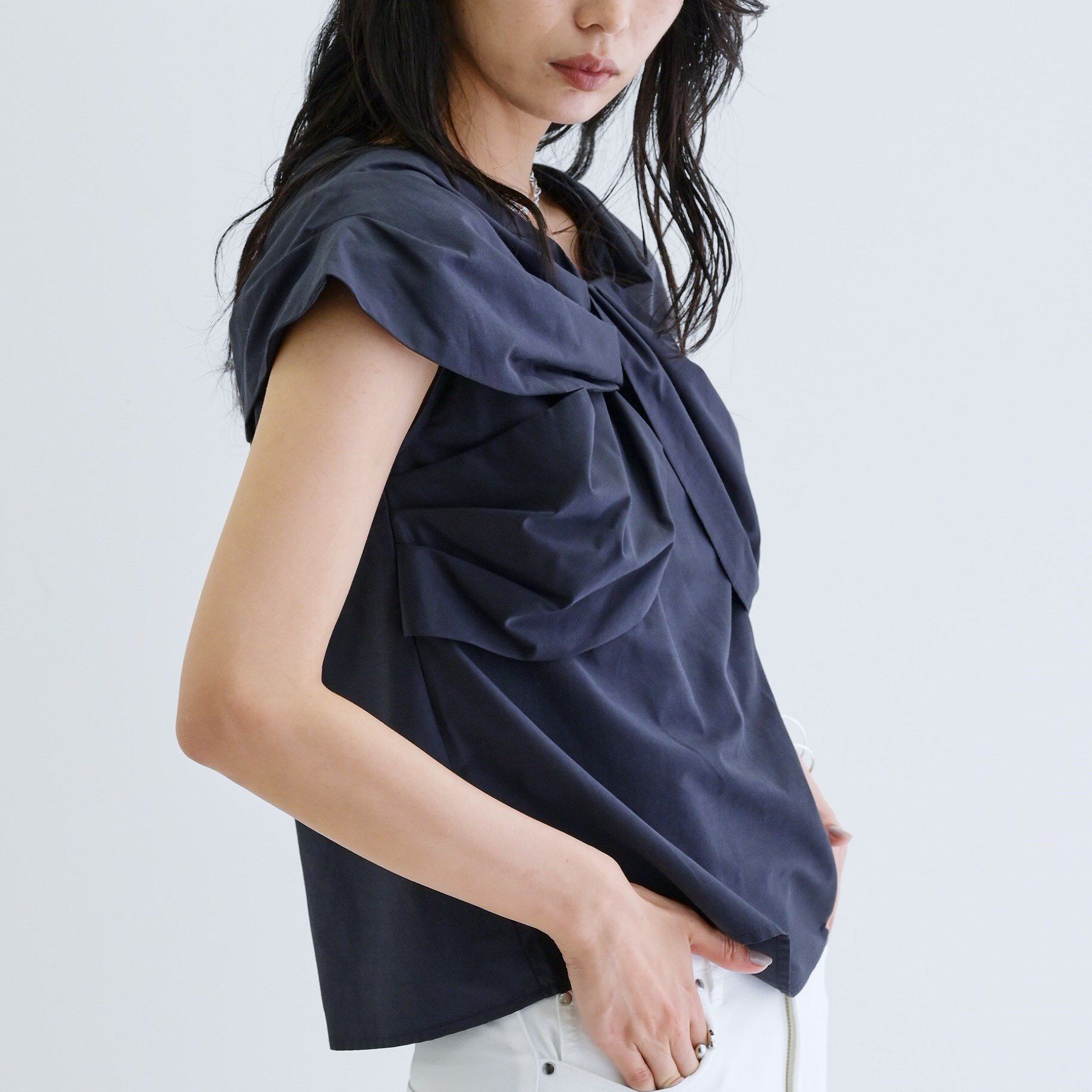 GALLEST「ドレープフォルムブラウス」|シャツ・ブラウス|