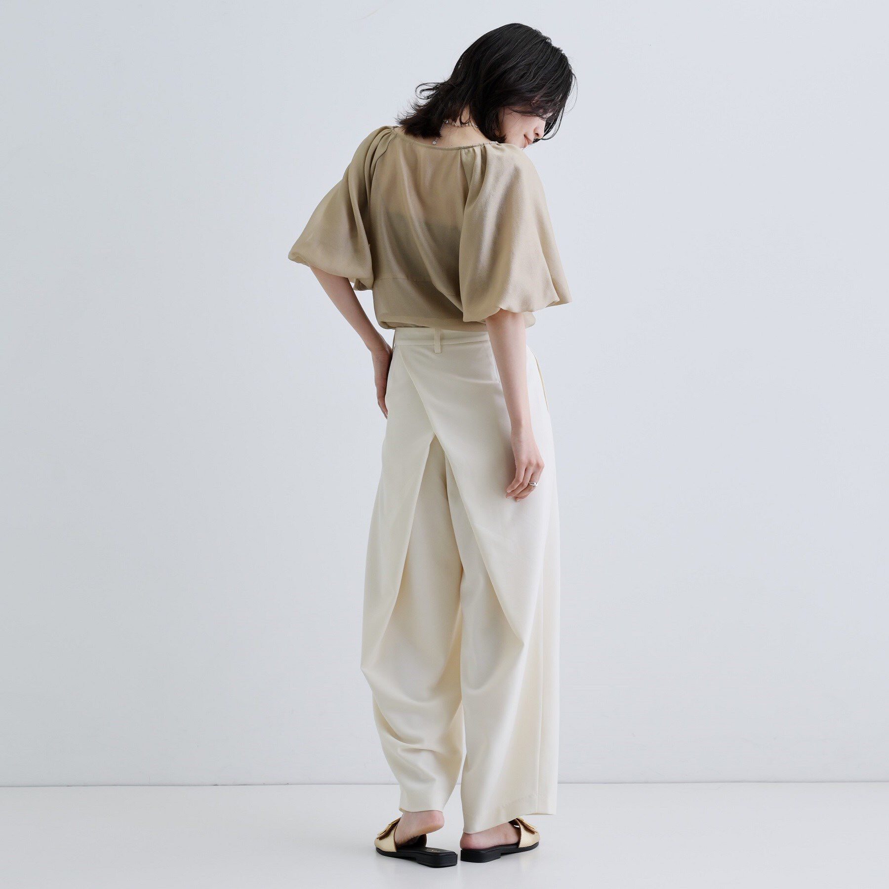 GALLEST「ボリュームスリーブブラウス」|シャツ・ブラウス|