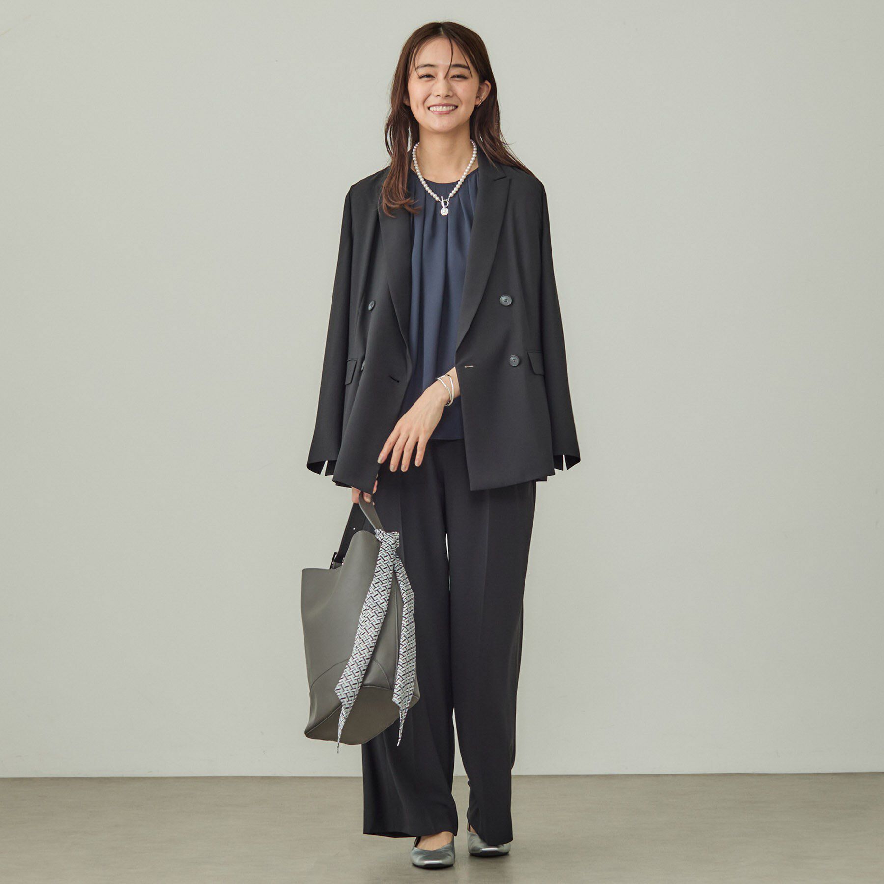 INDIVI「【UVケア】タックブラウス」|シャツ・ブラウス|