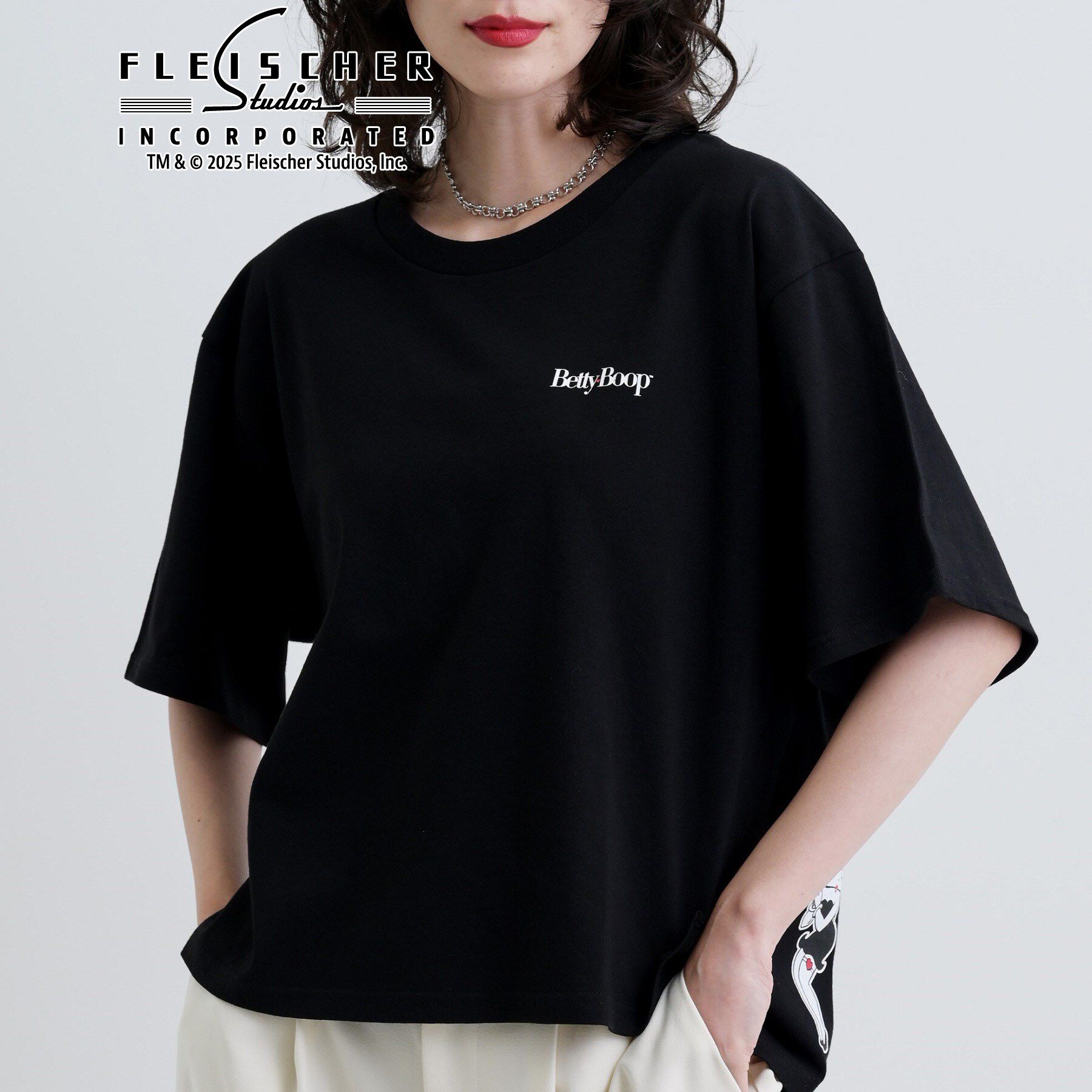 GALLEST「【Betty Boop(TM)】バックプリントワイドTシャツ」|Tシャツ・カットソー|