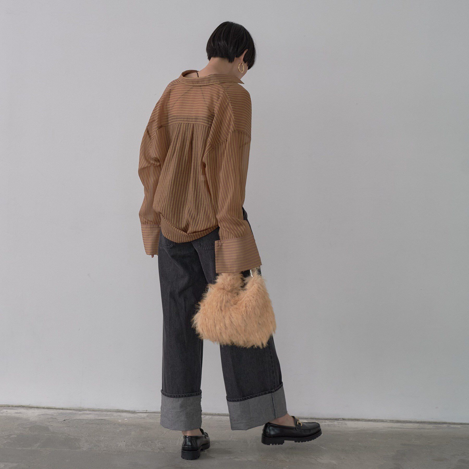 GALLEST「【LE VERNIS】ポワールフラッフィーファーバッグ」|ハンドバッグ|