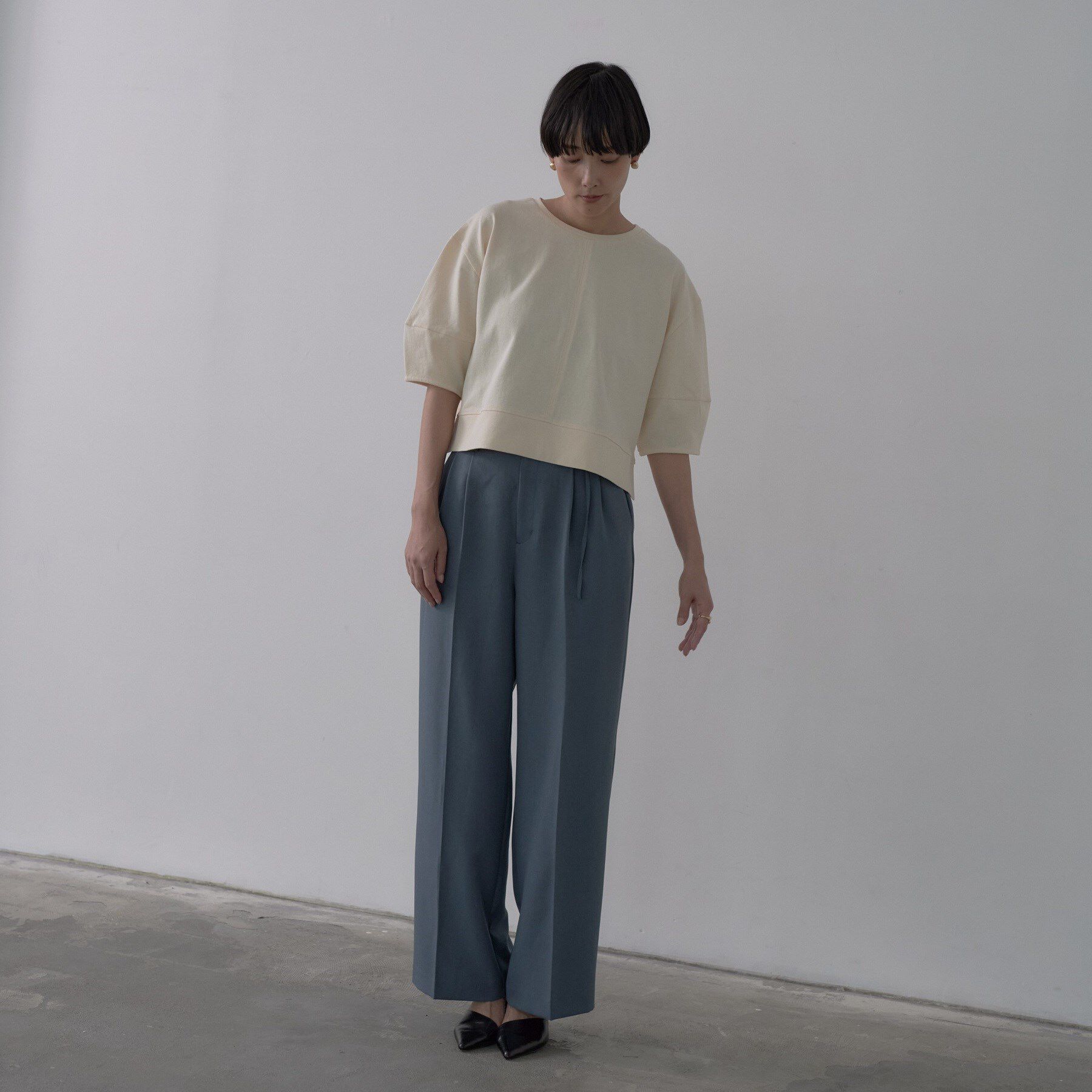 GALLEST「フォルムスリーブカットソー」|Tシャツ・カットソー|